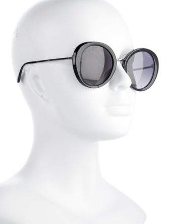 Chanel Interlocking CC Logo Cat-Eye Sunglasses