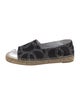 Chanel Interlocking CC Logo Tweed Espadrilles