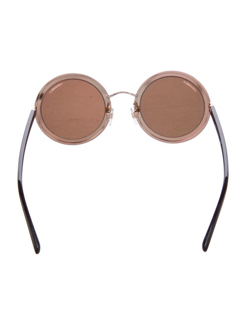 Chanel Interlocking CC Logo Round Sunglasses