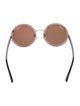 Chanel Interlocking CC Logo Round Sunglasses