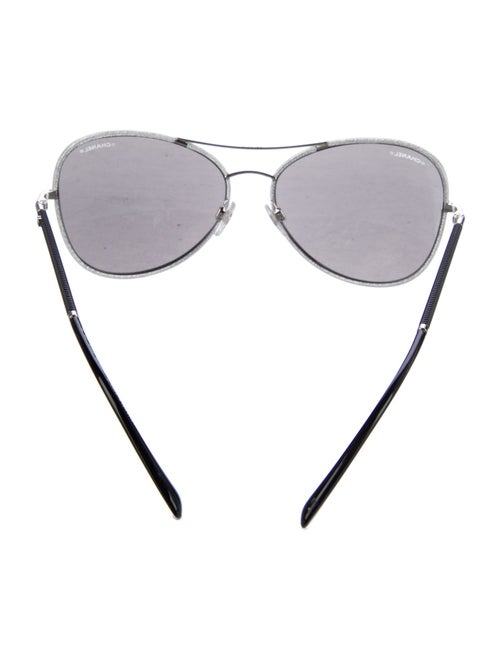 Chanel Interlocking CC Logo Aviator Sunglasses