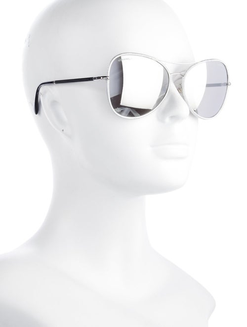 Chanel Interlocking CC Logo Aviator Sunglasses