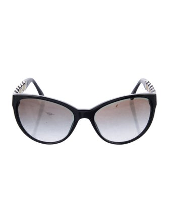 Chanel Interlocking CC Logo Cat-Eye Sunglasses