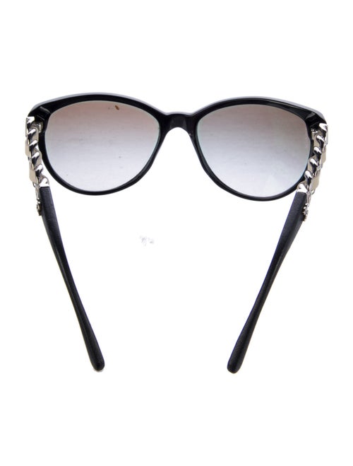 Chanel Interlocking CC Logo Cat-Eye Sunglasses