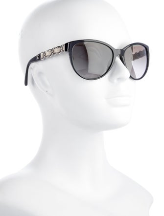 Chanel Interlocking CC Logo Cat-Eye Sunglasses