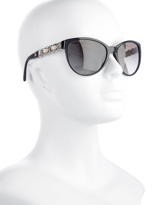 Chanel Interlocking CC Logo Cat-Eye Sunglasses