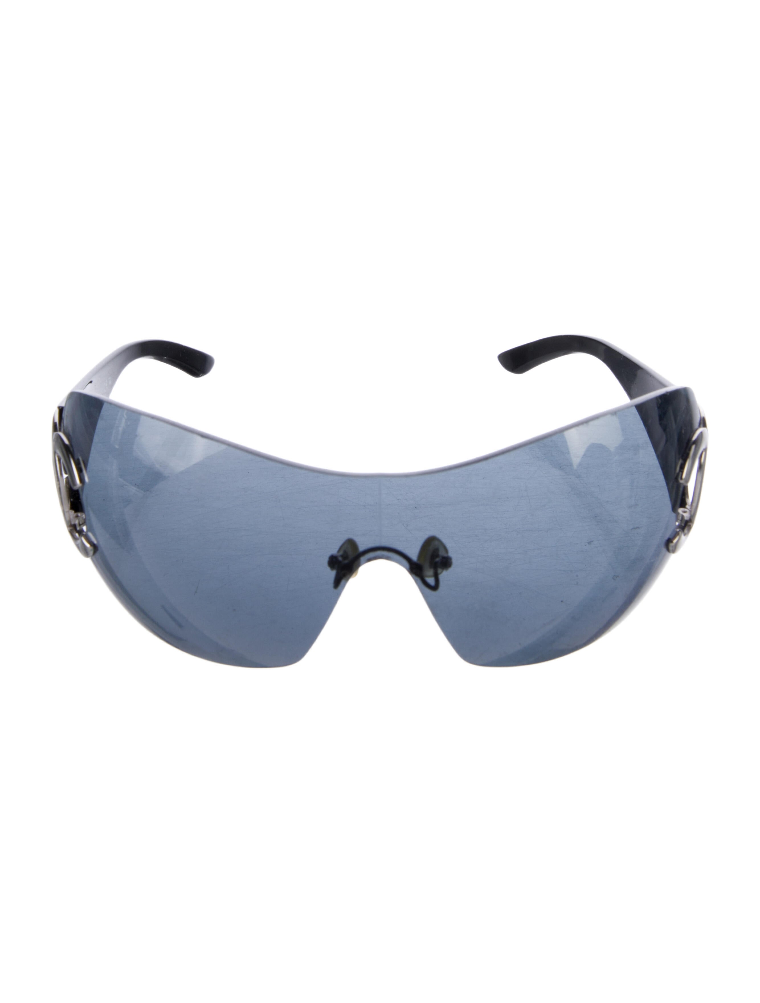 Chanel Vintage Interlocking CC Logo Sunglasses