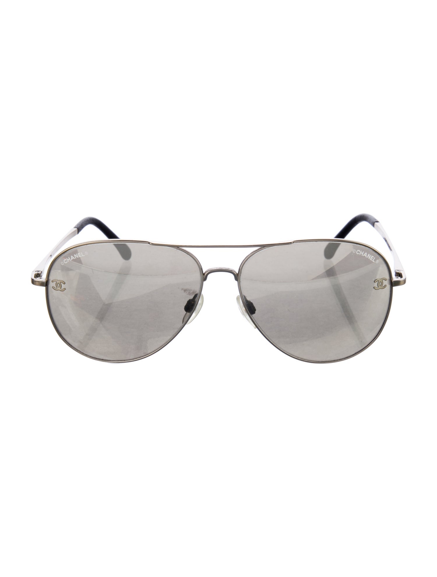 Chanel Interlocking CC Logo Aviator Sunglasses