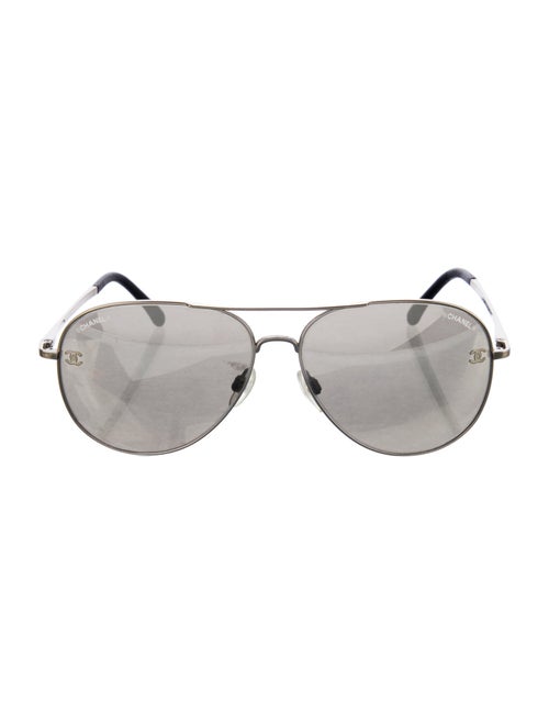 Chanel Interlocking CC Logo Aviator Sunglasses