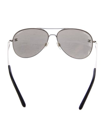 Chanel Interlocking CC Logo Aviator Sunglasses