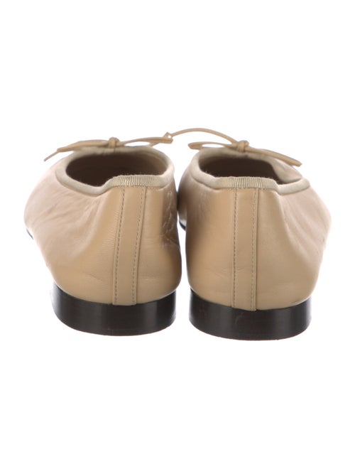 Chanel Interlocking CC Logo Lambskin Ballet Flats