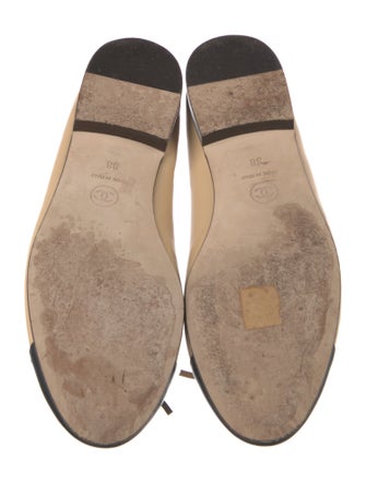 Chanel Interlocking CC Logo Lambskin Ballet Flats