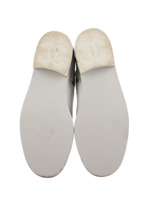 Chanel Interlocking CC Logo Leather Combat Boots