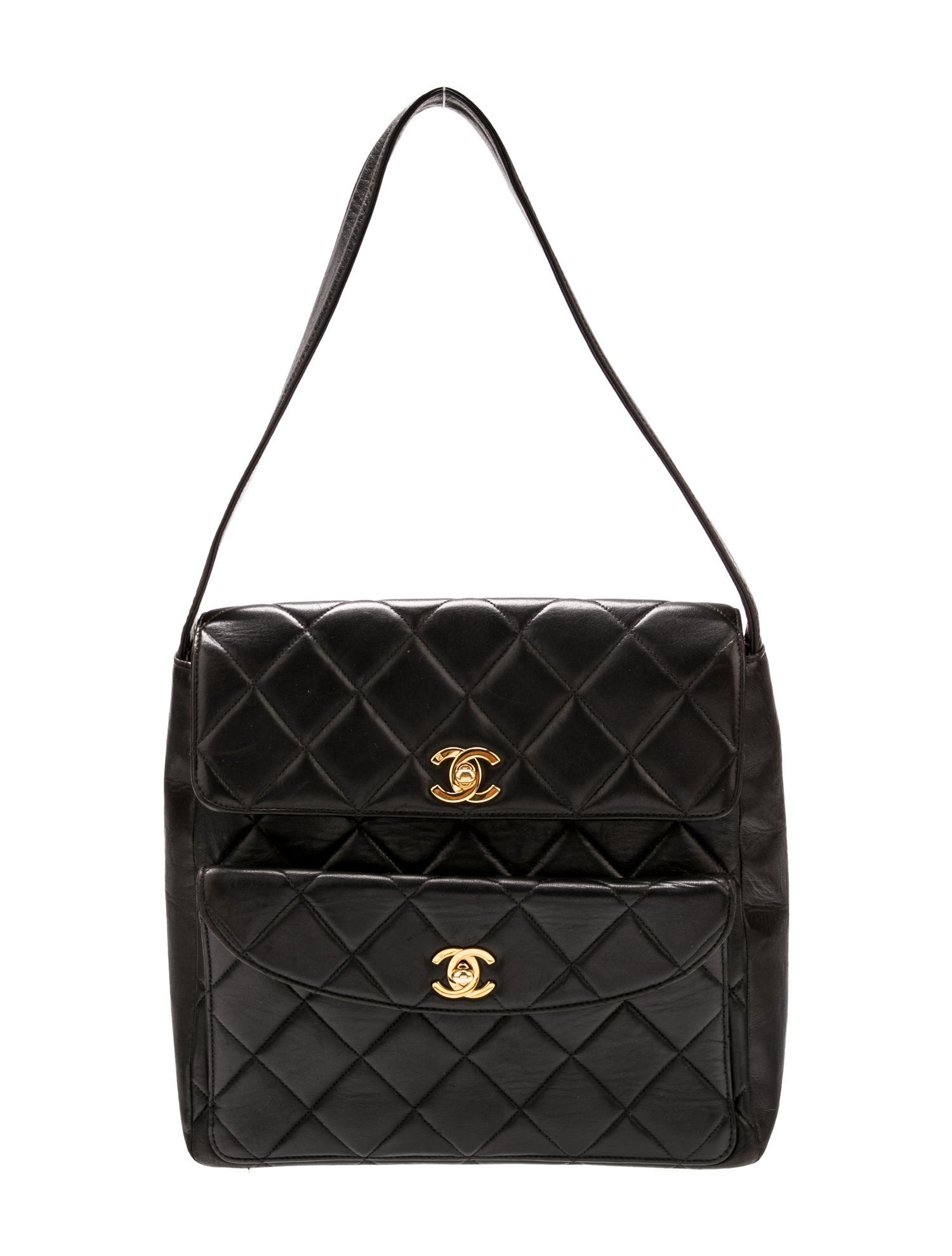 Chanel Quilted Double Pocket Bag