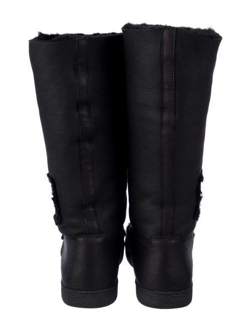 Chanel 2010 Interlocking CC Logo Boots