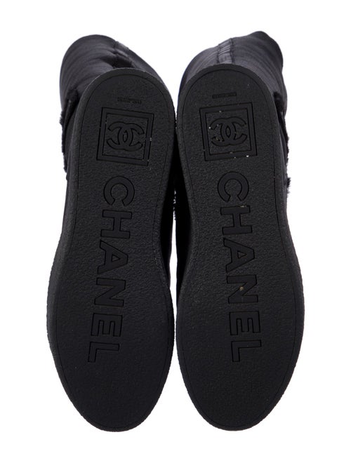 Chanel 2010 Interlocking CC Logo Boots
