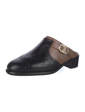 Chanel 2016 Interlocking CC Logo Mules