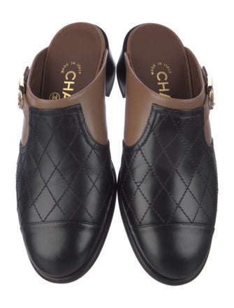 Chanel 2016 Interlocking CC Logo Mules