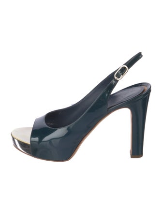 Chanel 2011 Interlocking CC Logo Slingback Pumps