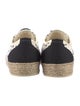 Chanel Interlocking CC Logo Tweed Espadrille Sneakers