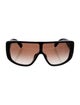 Chanel Interlocking CC Logo Shield Sunglasses