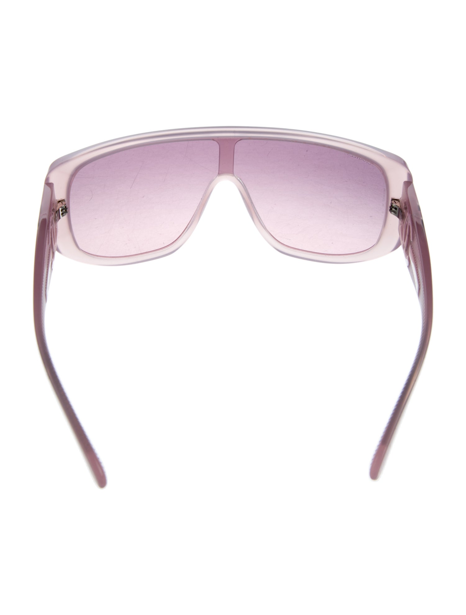 Chanel Interlocking CC Logo Shield Sunglasses