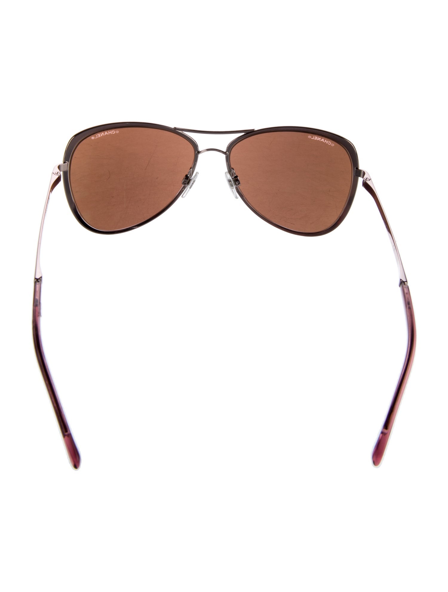 Chanel Interlocking CC Logo Aviator Sunglasses