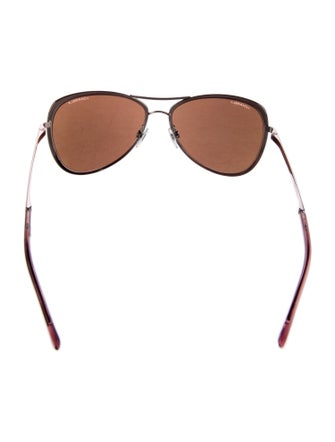 Chanel Interlocking CC Logo Aviator Sunglasses