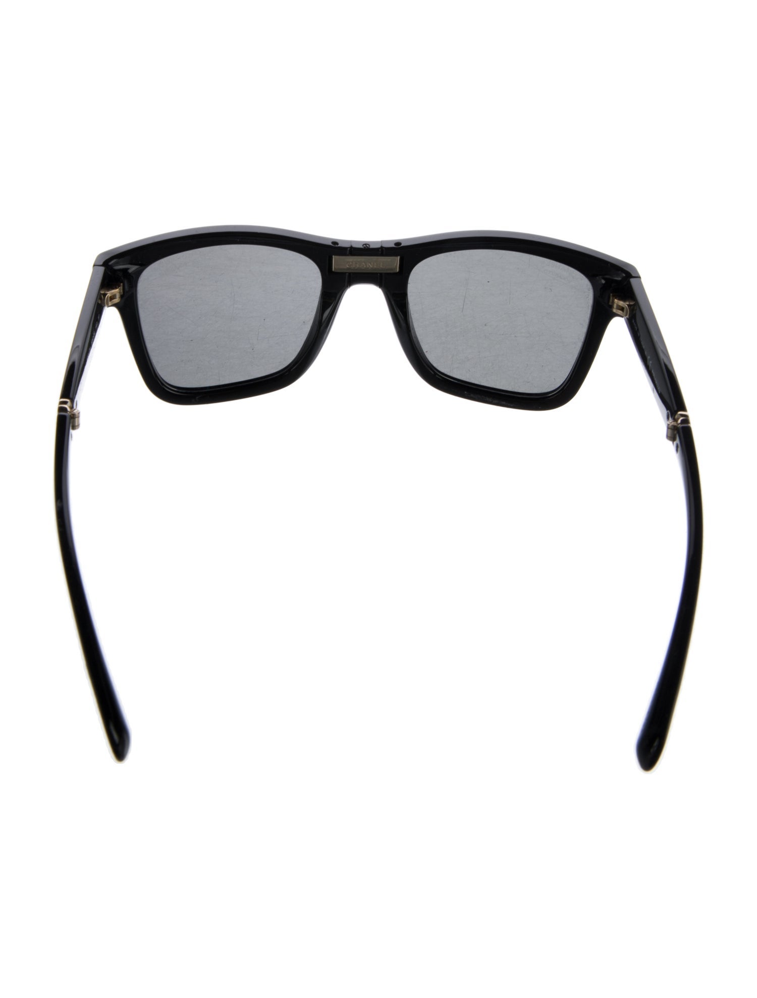 Chanel Interlocking CC Logo Wayfarer Sunglasses