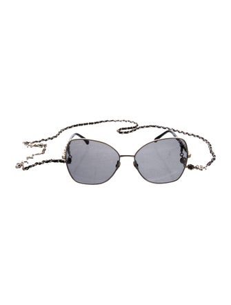 Chanel Interlocking CC Logo Square Sunglasses