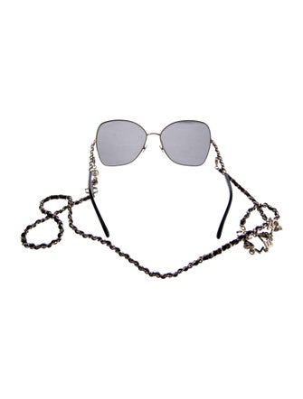 Chanel Interlocking CC Logo Square Sunglasses
