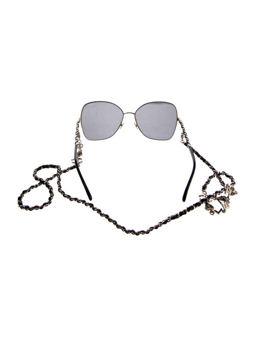 Chanel Interlocking CC Logo Square Sunglasses