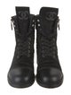 Chanel 2018 Interlocking CC Logo Combat Boots