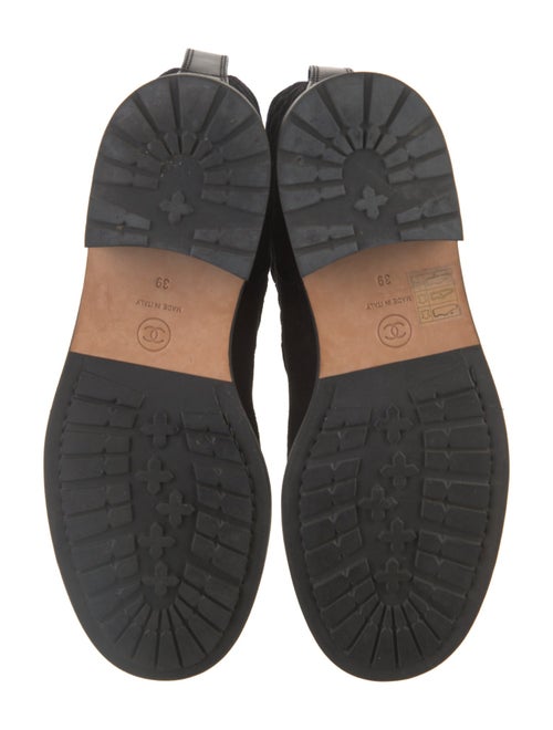 Chanel 2018 Interlocking CC Logo Combat Boots