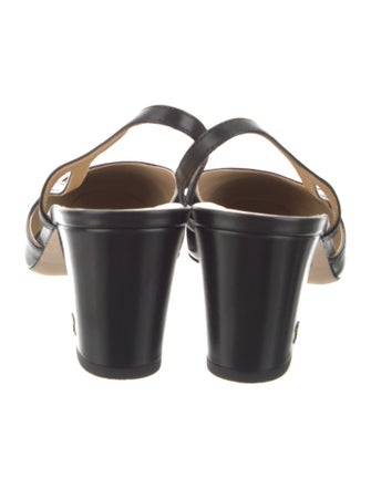 Chanel 2024 Interlocking CC Logo Slingback Pumps