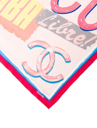 Chanel Viva Coco Cuba Silk Scarf