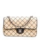 Chanel Classic Medium Raffia Single Flap Bag