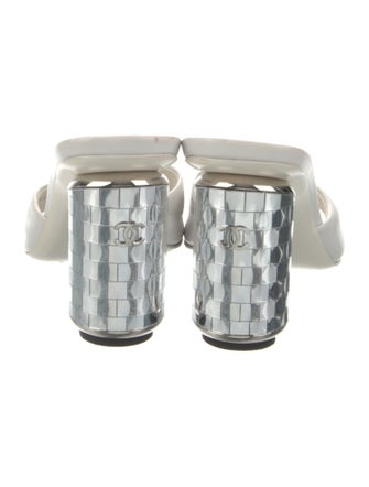 Chanel 2024 Interlocking CC Logo Slides