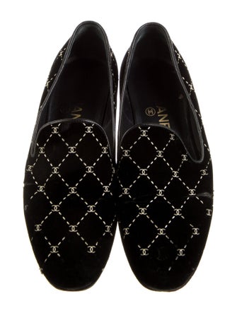 Chanel 2017 Velvet Loafers