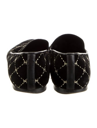 Chanel 2017 Velvet Loafers