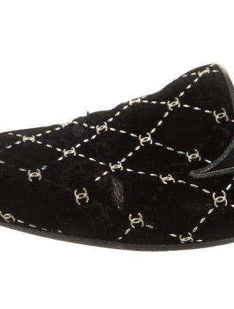 Chanel 2017 Velvet Loafers