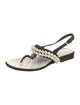 Chanel 2022 Interlocking CC Logo Slingback Sandals