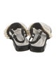 Chanel 2022 Interlocking CC Logo Slingback Sandals
