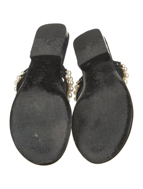 Chanel 2022 Interlocking CC Logo Slingback Sandals