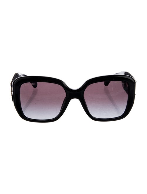 Chanel Interlocking CC Logo Square Sunglasses