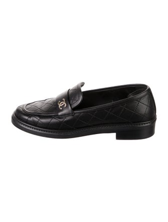 Chanel 2020 Interlocking CC Logo Loafers