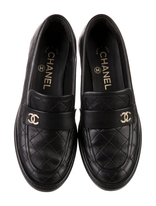 Chanel 2020 Interlocking CC Logo Loafers