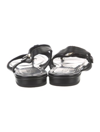 Chanel 2023 Interlocking CC Logo Slingback Sandals