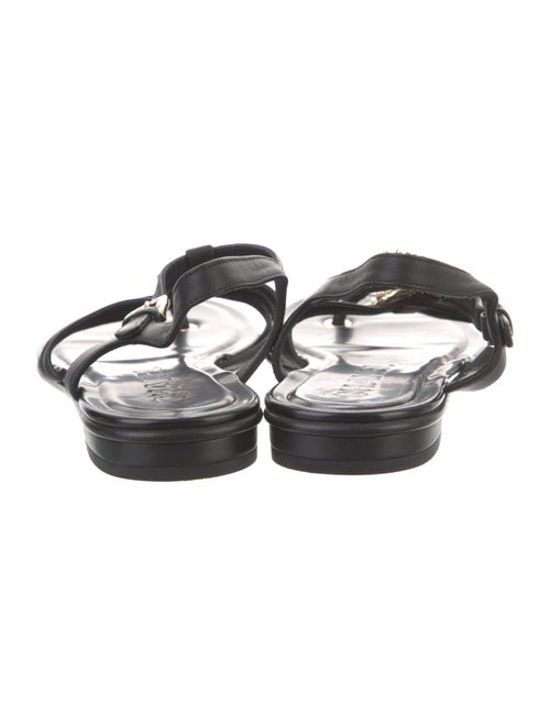 Chanel 2023 Interlocking CC Logo Slingback Sandals