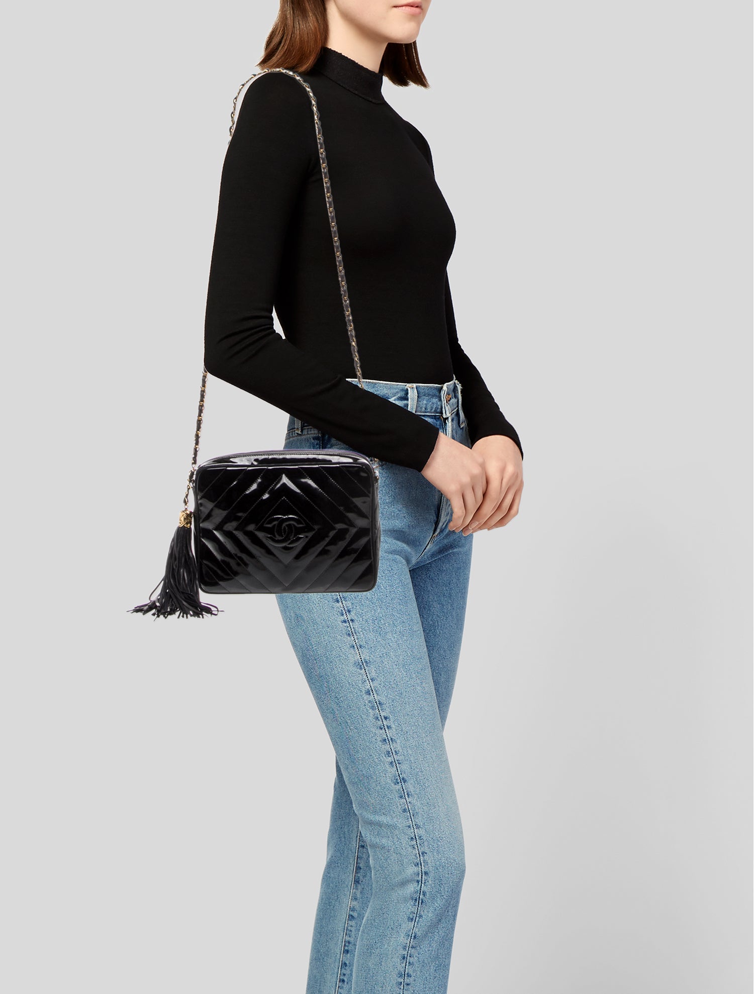 Chanel Diamond Quilt Camera Bag